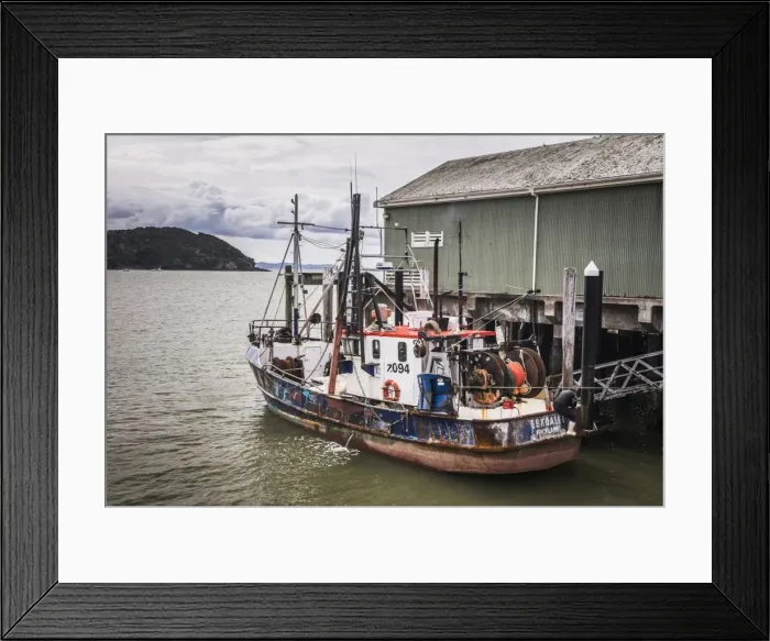 Framed Print : Fishing boat in Mangonui Harbour, Northland Region, North Island, New Zealand, Pacific Framed Print : Fishing boat in Mangonui Harbour, Northland Region, North Island, New Zealand, Pacific