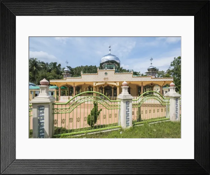 Framed Print : Baburrahman Mosque, Pulau Weh Island, Aceh Province, Sumatra, Indonesia, Southeast Asia