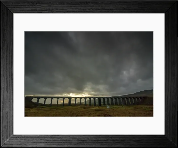 Framed Print : Ribblehead Viaduct, sunset, Yorkshire Dales National Park, Yorkshire, England, United Kingdom Framed Print : Ribblehead Viaduct, sunset, Yorkshire Dales National Park, Yorkshire, England, United Kingdom