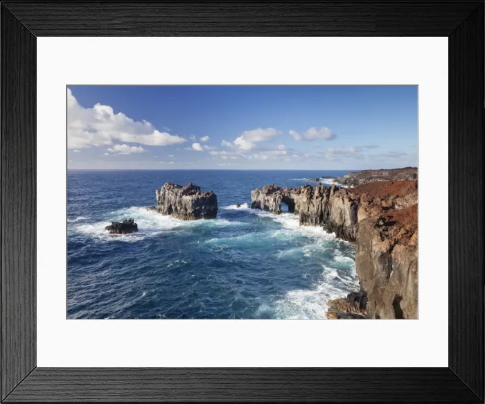 Framed Print : Puntas de Gutierrez, lava coast, UNESCO Biosphere Reserve, El Hierro, Canary Islands Framed Print : Puntas de Gutierrez, lava coast, UNESCO Biosphere Reserve, El Hierro, Canary Islands