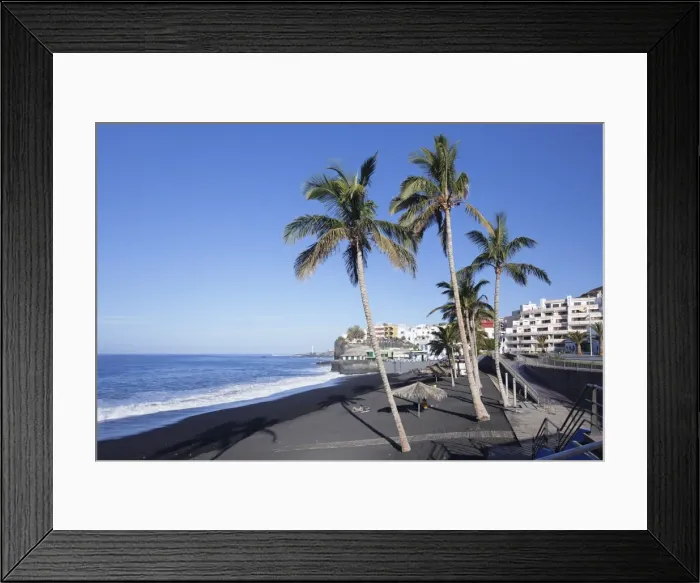Framed Print : Beach of Puerto Naos, La Palma, Canary Islands, Spain, Atlantic, Europe Framed Print : Beach of Puerto Naos, La Palma, Canary Islands, Spain, Atlantic, Europe