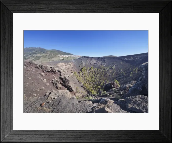 Framed Print : San Antonio Volcano, Monumento Natural de los Volcanes de Teneguia, Fuencaliente Framed Print : San Antonio Volcano, Monumento Natural de los Volcanes de Teneguia, Fuencaliente
