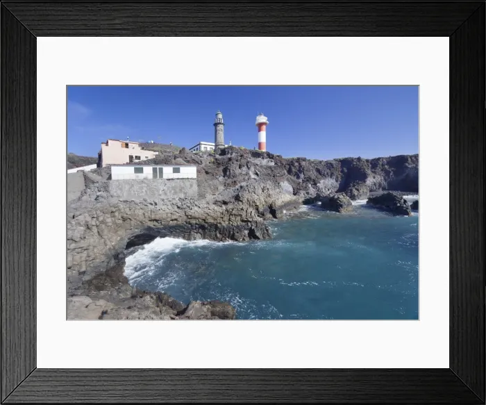 Framed Print : Faro de Fuencaliente lighthouses, Punta de Fuencaliente, La Palma, Canary Islands Framed Print : Faro de Fuencaliente lighthouses, Punta de Fuencaliente, La Palma, Canary Islands