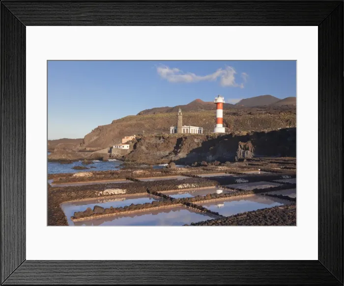 Framed Print : Salines Teneguia, Faro de Fuencaliente lighthouses, Punta de Fuencaliente, La Palma Framed Print : Salines Teneguia, Faro de Fuencaliente lighthouses, Punta de Fuencaliente, La Palma