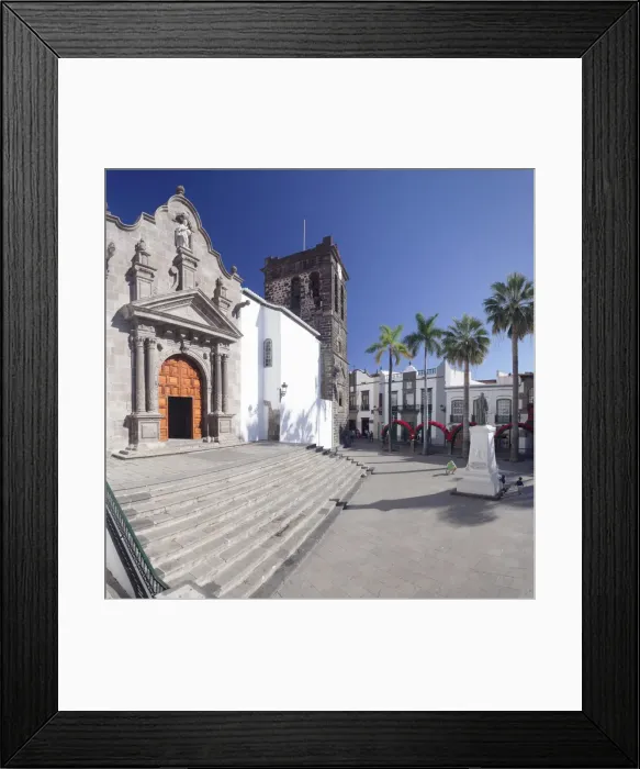 Framed Print : Iglesia de El Salvador church at Plaza de Espana, Santa Cruz de la Palma, La Palma Framed Print : Iglesia de El Salvador church at Plaza de Espana, Santa Cruz de la Palma, La Palma