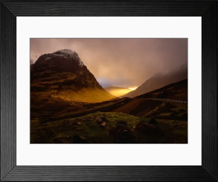 Framed Print : Glencoe Sunset, Scottish Highlands, Scotland, United Kingdom, Europe Framed Print : Glencoe Sunset, Scottish Highlands, Scotland, United Kingdom, Europe
