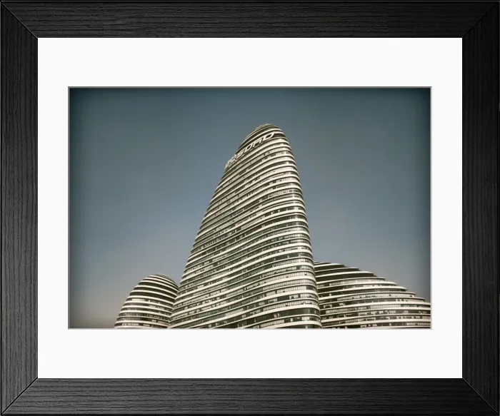 Framed Print : Wangjing SOHO Beijing, designed by Zaha Hadid, Beijing, China, Asia Framed Print : Wangjing SOHO Beijing, designed by Zaha Hadid, Beijing, China, Asia