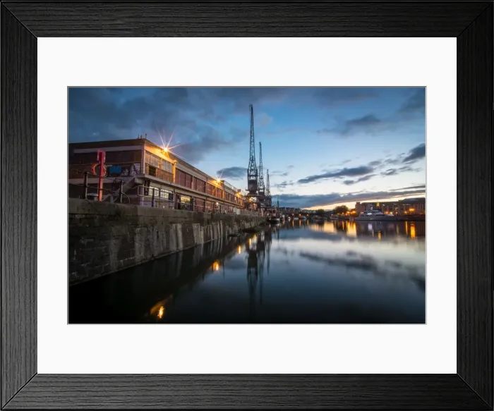 Framed Print : The old electric cranes, Harbourside, Bristol, England, United Kingdom, Europe Framed Print : The old electric cranes, Harbourside, Bristol, England, United Kingdom, Europe