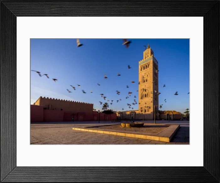 Framed Print : The minaret of the Koutoubia Mosque, Marrakech, Morocco, North Africa, Africa Framed Print : The minaret of the Koutoubia Mosque, Marrakech, Morocco, North Africa, Africa