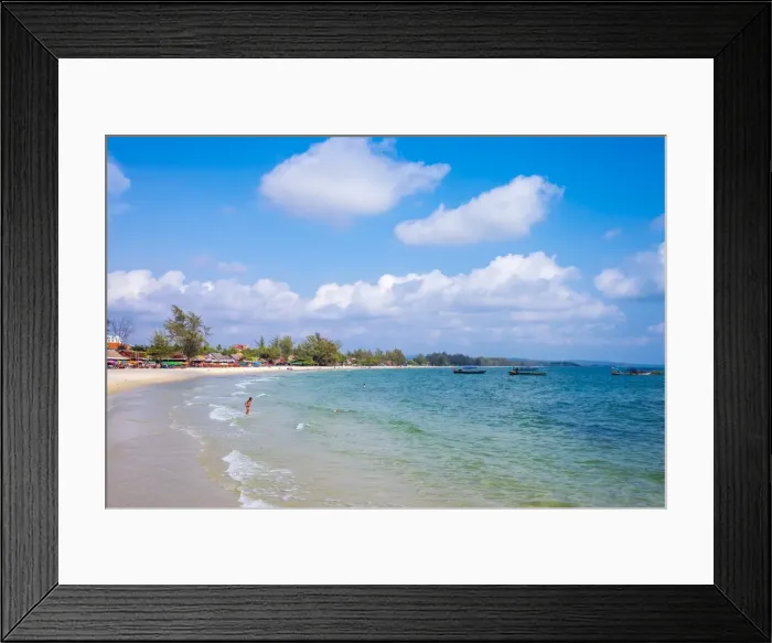 Framed Print : Serendipity Beach, Sihanoukville, Preah Sihanouk Province, Cambodia, Indochina, Southeast Asia Framed Print : Serendipity Beach, Sihanoukville, Preah Sihanouk Province, Cambodia, Indochina, Southeast Asia