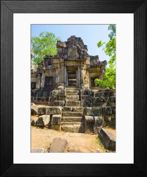 Framed Print : Wat Ek Phnom Temple ruins, Battambang Province, Cambodia, Indochina, Southeast Asia, Asia Framed Print : Wat Ek Phnom Temple ruins, Battambang Province, Cambodia, Indochina, Southeast Asia, Asia
