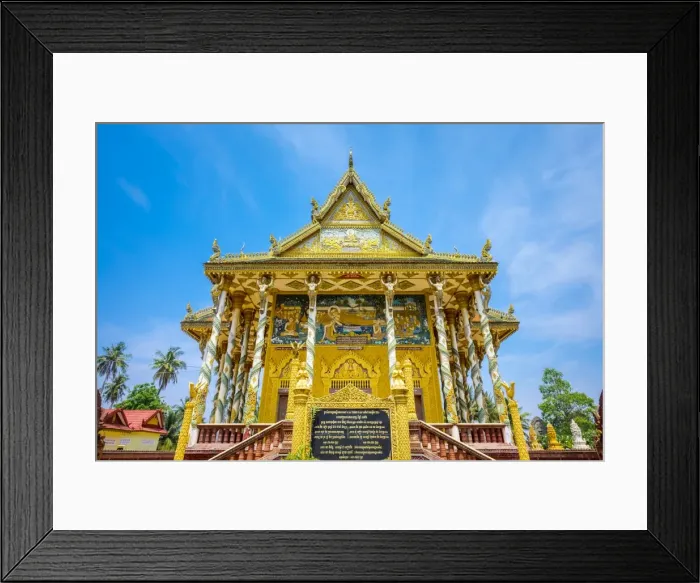 Framed Print : Kan Doeng Pagoda (Wat Kan Doeng), Battambang, Cambodia, Indochina, Southeast Asia, Asia Framed Print : Kan Doeng Pagoda (Wat Kan Doeng), Battambang, Cambodia, Indochina, Southeast Asia, Asia