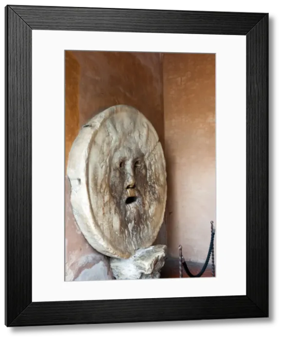 Framed Print : Mouth of Truth (Bocca della Verita), Basilica of St Framed Print : Mouth of Truth (Bocca della Verita), Basilica of St