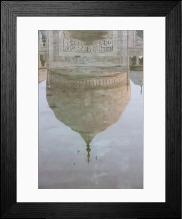 Framed Print : Reflection of the dome of the Taj Mahal, UNESCO World Heritage Site, Agra, Uttar Pradesh Framed Print : Reflection of the dome of the Taj Mahal, UNESCO World Heritage Site, Agra, Uttar Pradesh