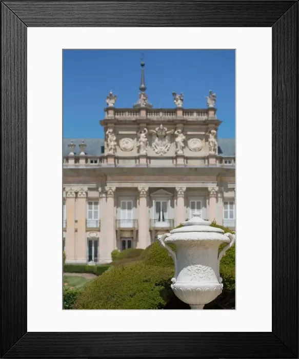 Framed Print : The Royal Palace of La Granja de San Ildefonso near Segovia, Castilla y Leon, Spain Framed Print : The Royal Palace of La Granja de San Ildefonso near Segovia, Castilla y Leon, Spain
