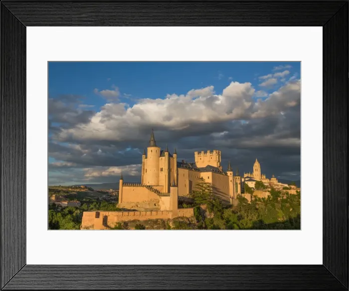 Framed Print : The dramatic fairy-tail towers of the Alcazar of Segovia, Castilla y Leon, Spain, Europe Framed Print : The dramatic fairy-tail towers of the Alcazar of Segovia, Castilla y Leon, Spain, Europe