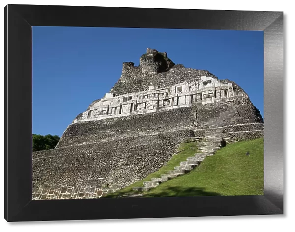 Stucco Frieze, Castillo, Xunantunich Mayan Ruins, outside San Ignacio, Belize, Central