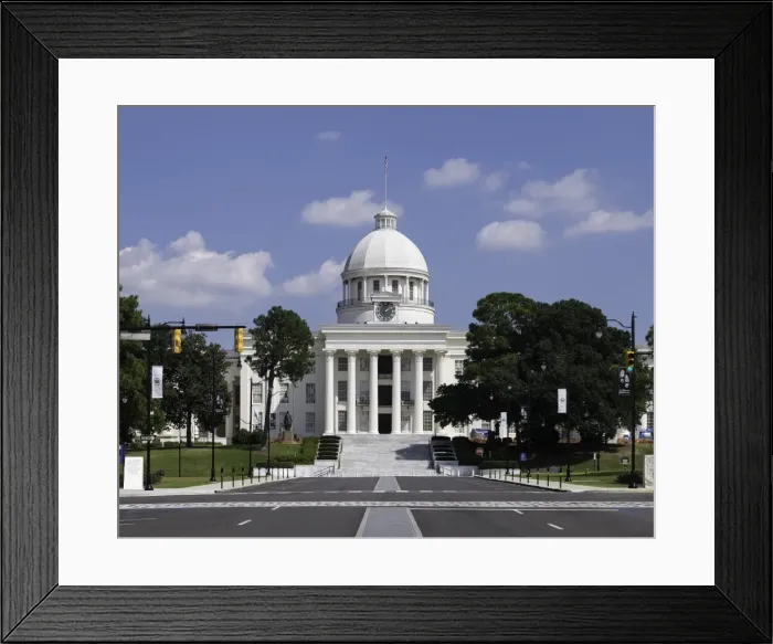 Framed Print : State Capitol Building in Montgomery, Alabama, United States of America, North America Framed Print : State Capitol Building in Montgomery, Alabama, United States of America, North America