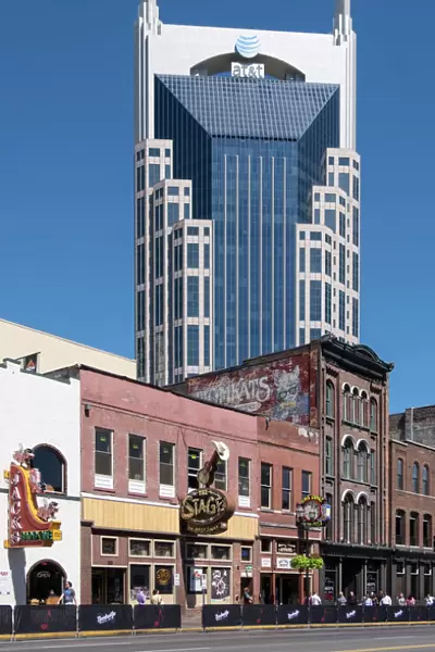 The AT&T Building, locally known as the Batman Building in Nashville, Tennessee