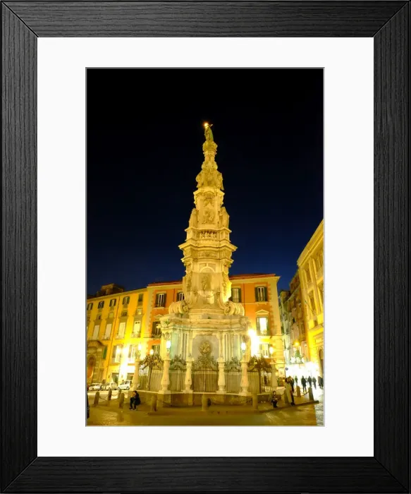 Framed Print : Obelisco dell Immacolata, Piazza del Gesu Nuovo, Naples, Campania, Italy, Europe Framed Print : Obelisco dell Immacolata, Piazza del Gesu Nuovo, Naples, Campania, Italy, Europe