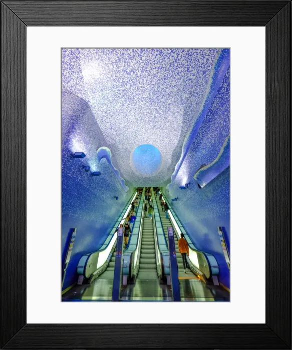 Framed Print : Toledo Art Station of Naples Metro, Naples, Campania, Italy, Europe Framed Print : Toledo Art Station of Naples Metro, Naples, Campania, Italy, Europe