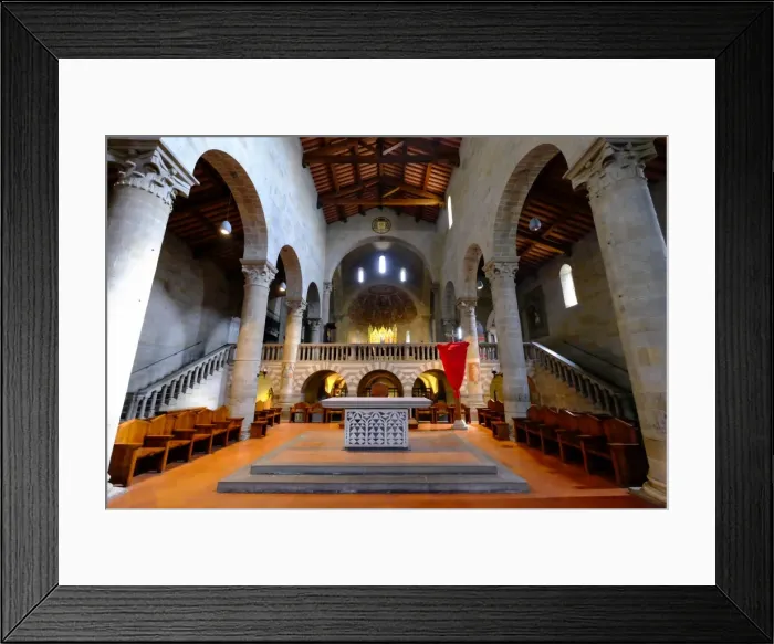 Framed Print : Fiesole Cathedral, Fiesole, Tuscany, Italy, Europe Framed Print : Fiesole Cathedral, Fiesole, Tuscany, Italy, Europe