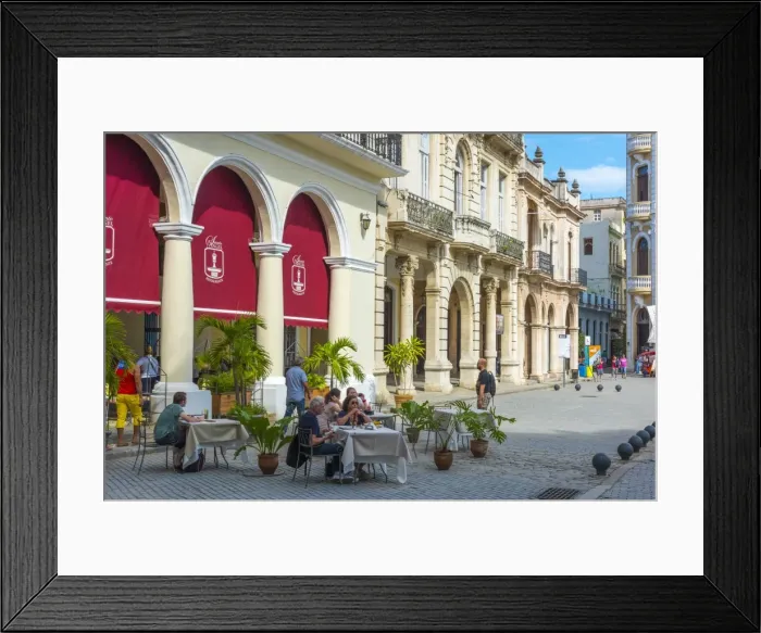 Framed Print : Plaza Vieja, La Habana Vieja (Old Havana), UNESCO World Heritage Site, Havana, Cuba