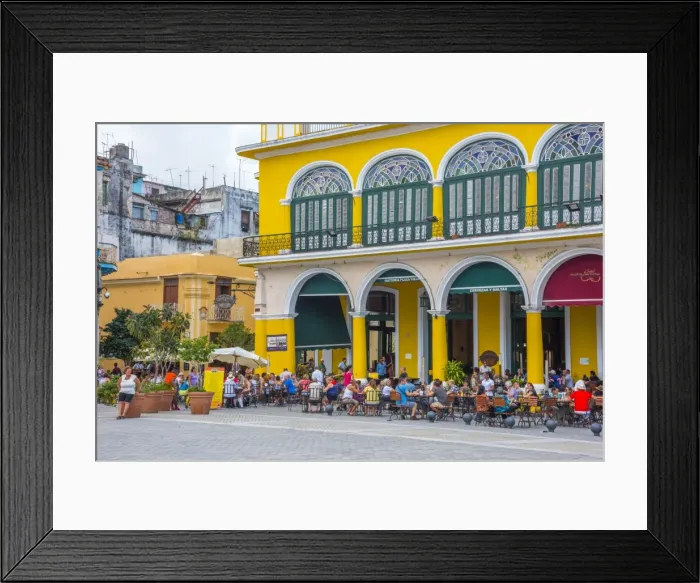 Framed Print : Plaza Vieja, La Habana Vieja (Old Havana), UNESCO World Heritage Site, Havana, Cuba