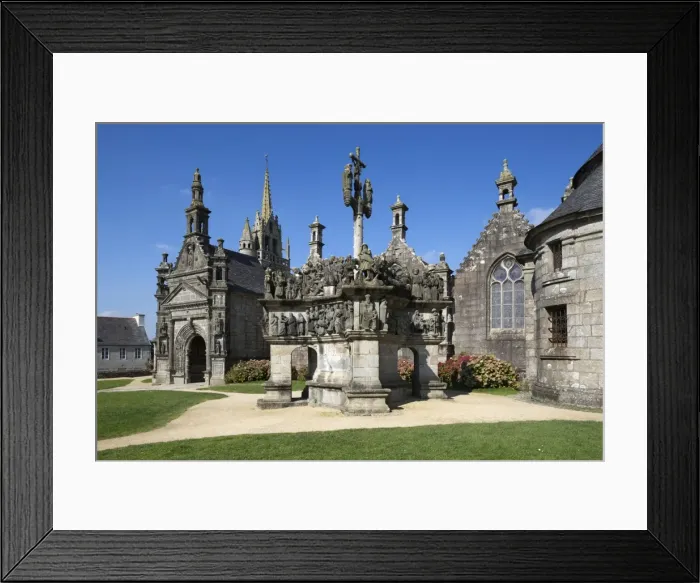 Framed Print : Calvary and church in the parish close, Guimiliau, Finistere, Brittany, France, Europe Framed Print : Calvary and church in the parish close, Guimiliau, Finistere, Brittany, France, Europe