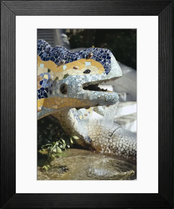 Framed Print : Close-up of mosaic dragon Framed Print : Close-up of mosaic dragon