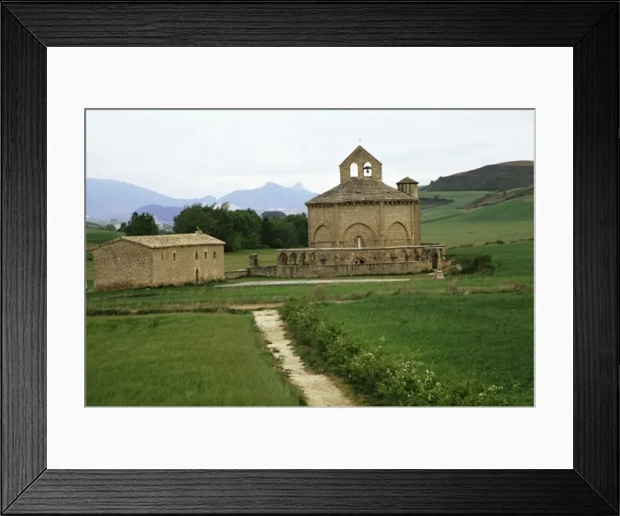 Framed Print : Romanesque church of Eunate Framed Print : Romanesque church of Eunate