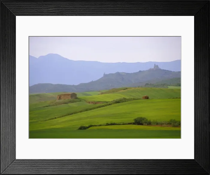 Framed Print : Landscape near Los Arcos Framed Print : Landscape near Los Arcos