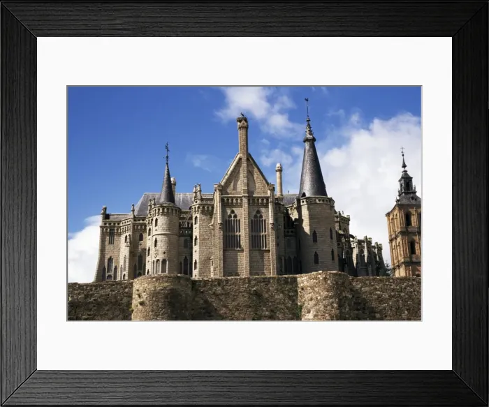 Framed Print : Gaudis Bishops Palace Framed Print : Gaudis Bishops Palace