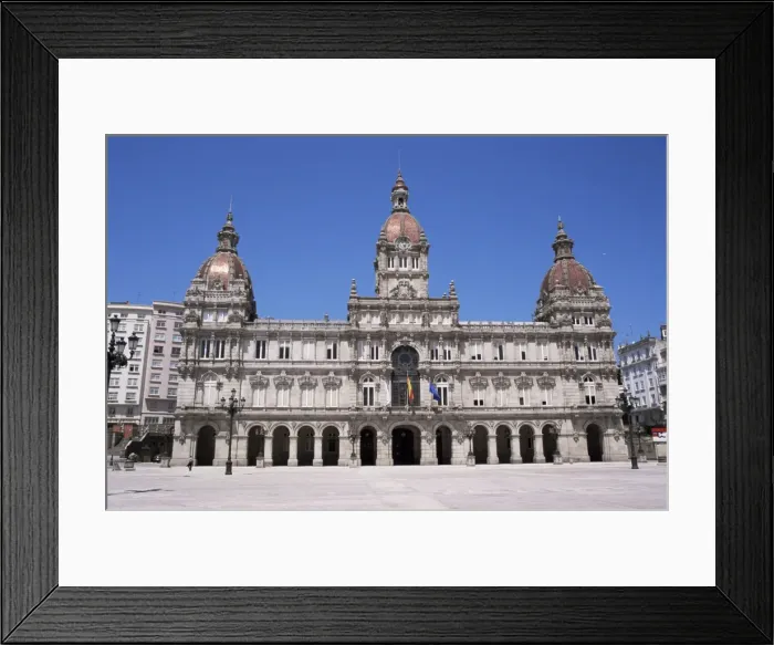 Framed Print : Town Hall, La Coruna Framed Print : Town Hall, La Coruna