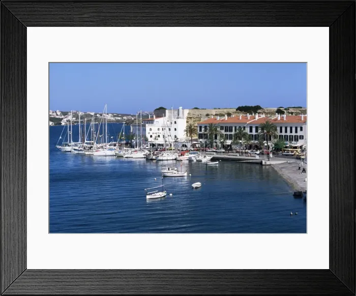 Framed Print : Port and yacht harbour Framed Print : Port and yacht harbour
