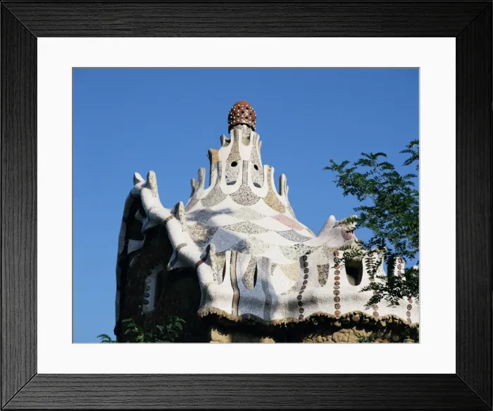 Framed Print : Gaudis Mosaic House Framed Print : Gaudis Mosaic House