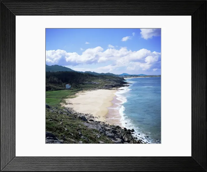 Framed Print : West coast near Muros