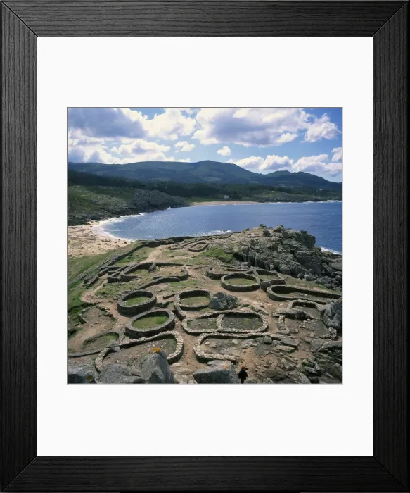 Framed Print : Celtic ruins near Porto do Son Framed Print : Celtic ruins near Porto do Son