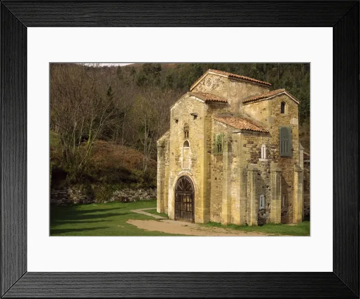 Framed Print : Ninth century Royal Chapel of Summer Palace of Ramiro I