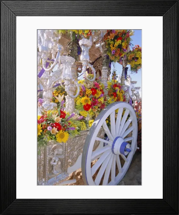 Framed Print : Romeria del Rocio festival Framed Print : Romeria del Rocio festival