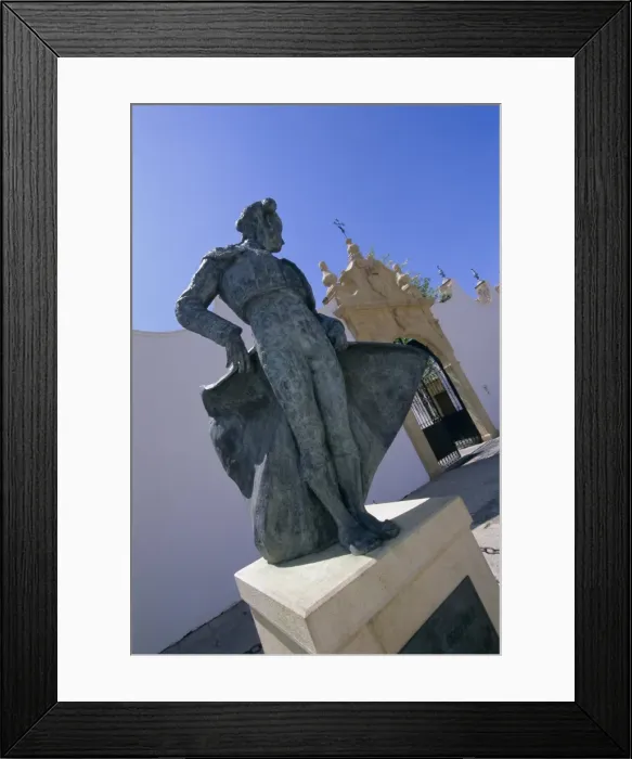 Framed Print : Matador statue outside the bull ring Framed Print : Matador statue outside the bull ring