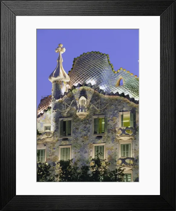 Framed Print : Gaudi architecture Framed Print : Gaudi architecture