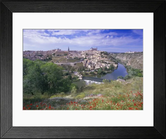 Framed Print : View of the city and Tagus River (Rio Tajo) Framed Print : View of the city and Tagus River (Rio Tajo)