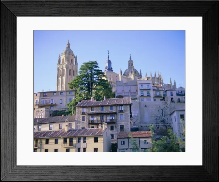 Framed Print : The Cathedral and Alcazar