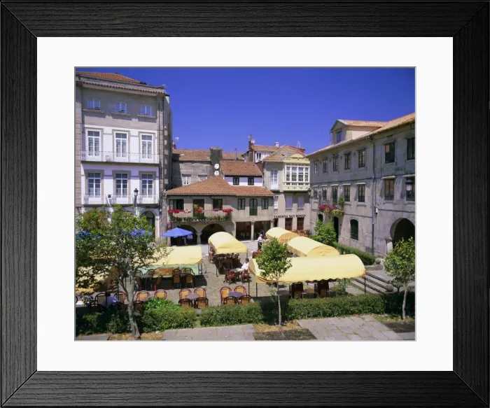 Framed Print : Old town cafes Framed Print : Old town cafes