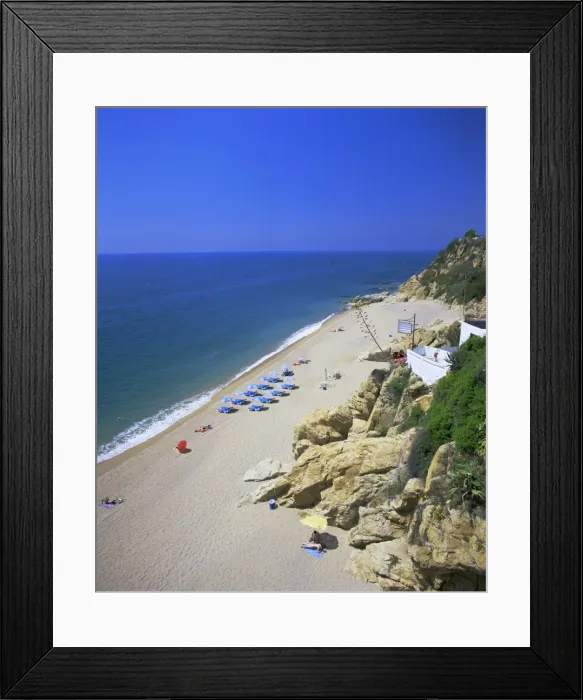Framed Print : Typical Costa Brava beach near Calella Framed Print : Typical Costa Brava beach near Calella