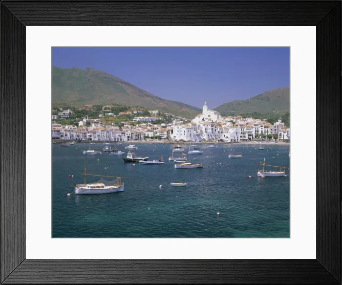 Framed Print : Village of Cadaques Framed Print : Village of Cadaques