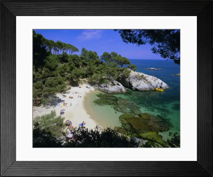Framed Print : Typical Costa Brava scenery nears Agaro Framed Print : Typical Costa Brava scenery nears Agaro