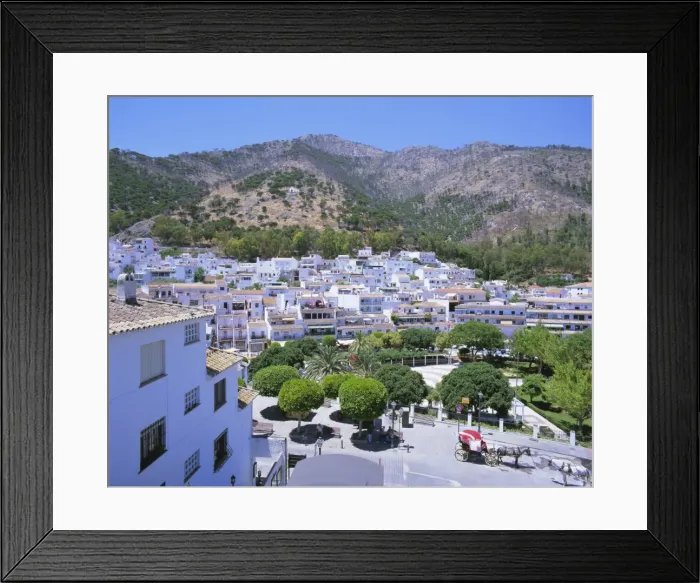 Framed Print : The white hill village of Mijas Framed Print : The white hill village of Mijas