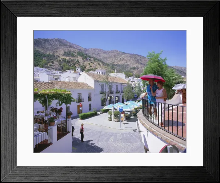 Framed Print : The white hill village of Mijas Framed Print : The white hill village of Mijas